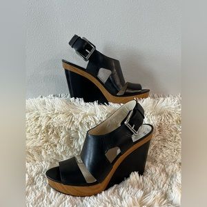 Michael Michael Kors leather wedge